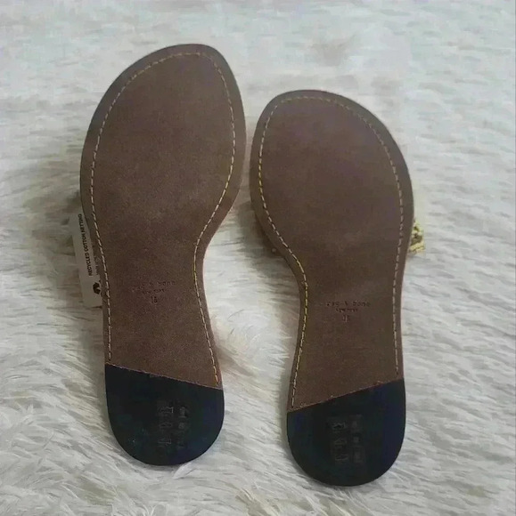 Rag & Bone Melrose Slide - Flat Sandals Recycled Materials Size 8 - Picture 5 of 5